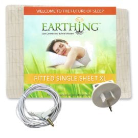 Earthing King Single Fitted Sheet Kit